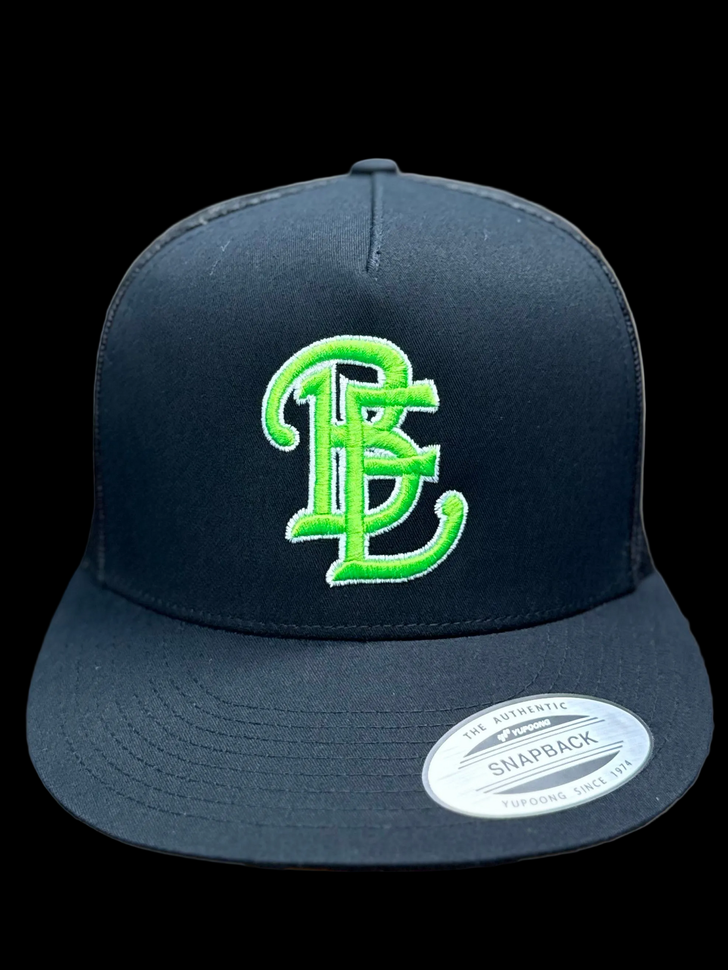 BE Black/Neon Green Cap