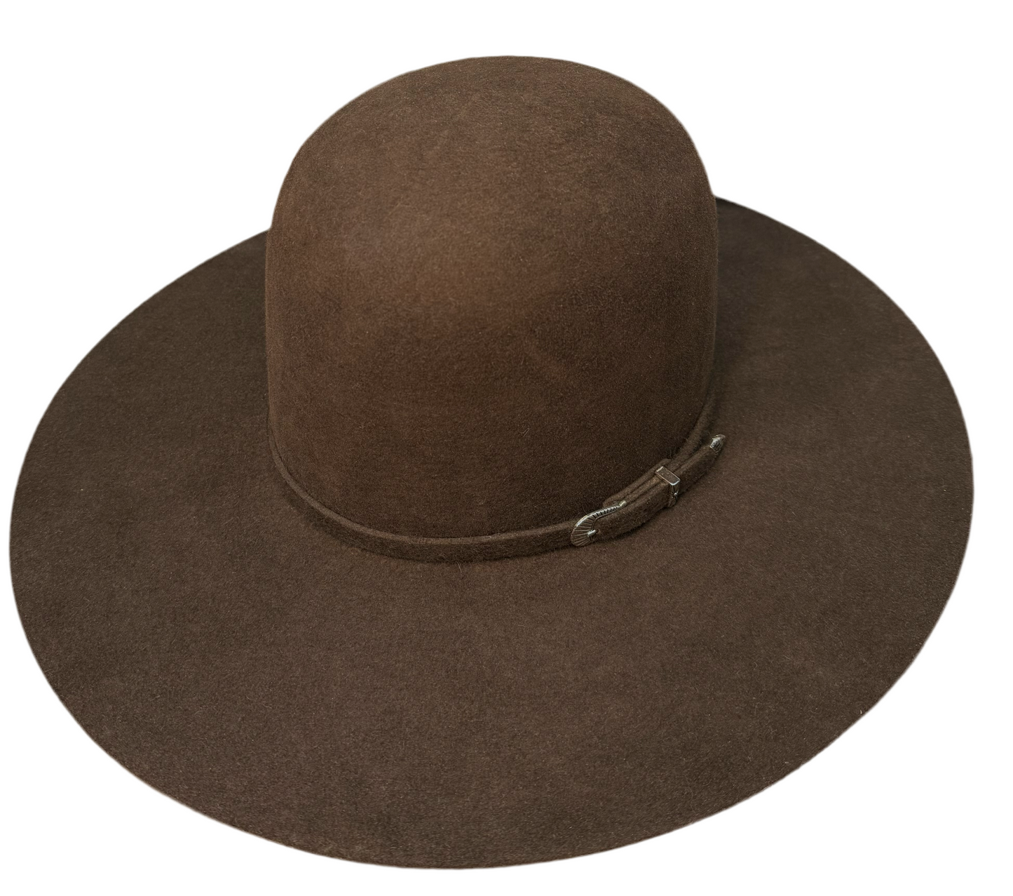 BE 10x Chocolate Felt 6 Inch Crown 4 1/4 Brim